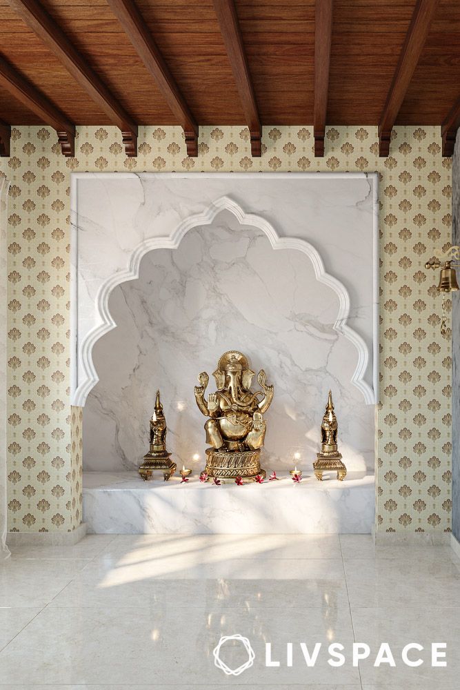 ganpati murti on marble