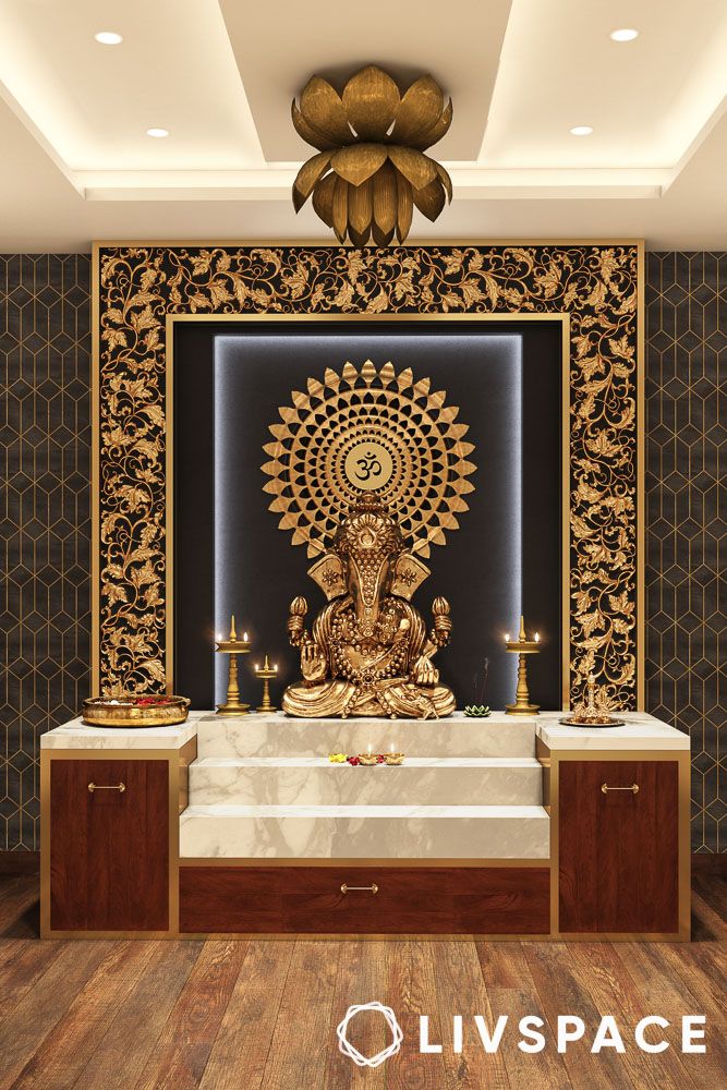 ganesha murti at home