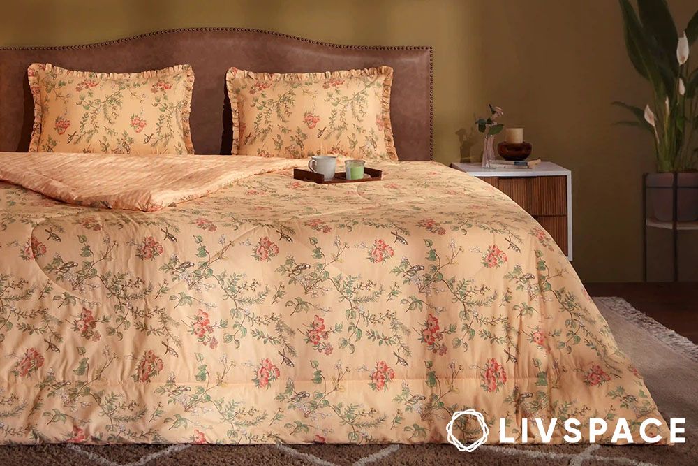 best home decor bloomshire luxe flora printed reversible dohar