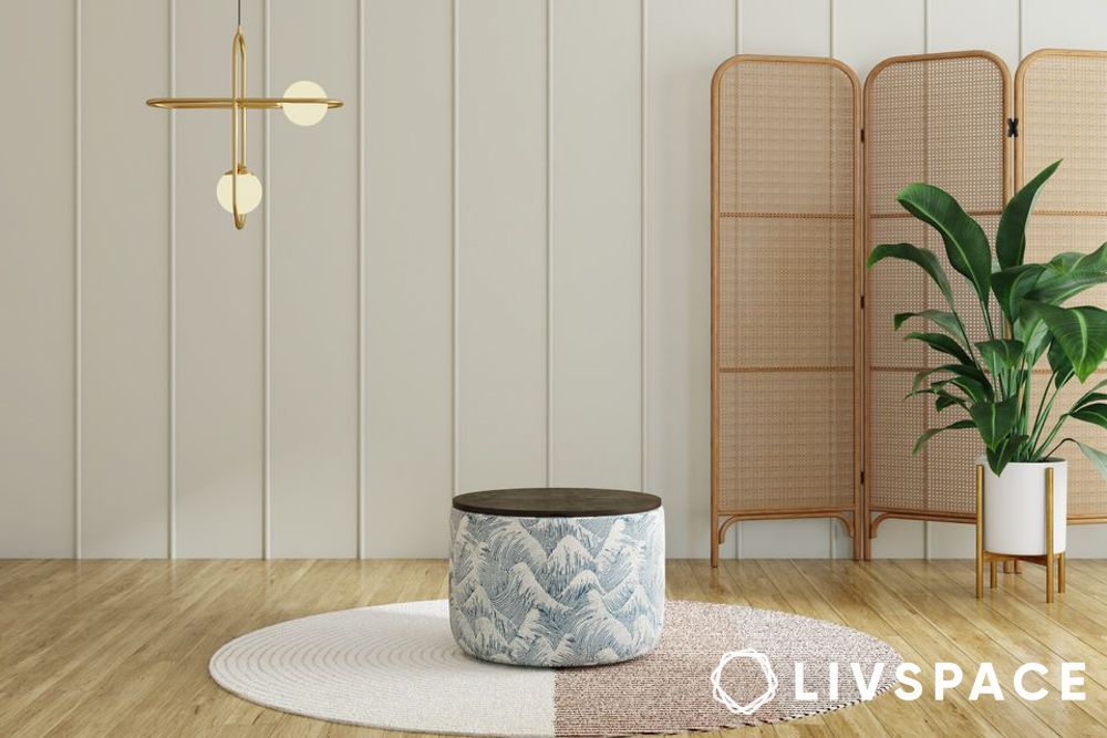 livspace storage pouf