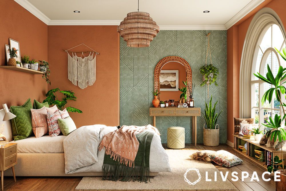 bohemian style decorative wall panels for bedroom