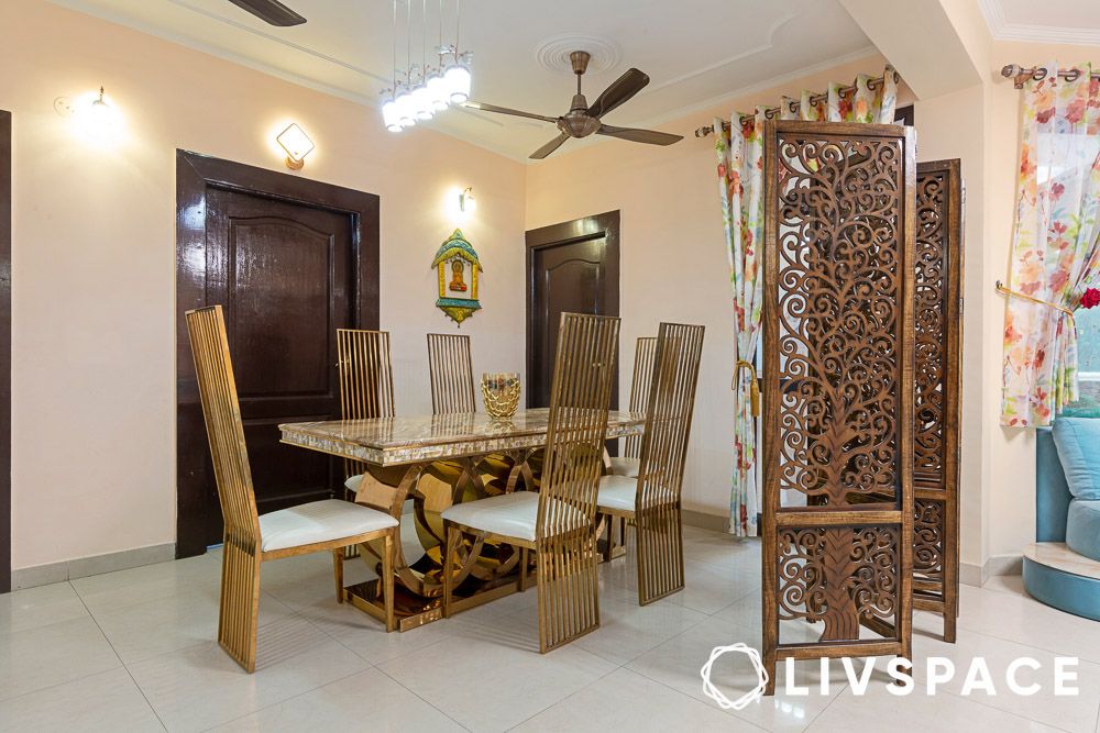 folding accordion living room divider