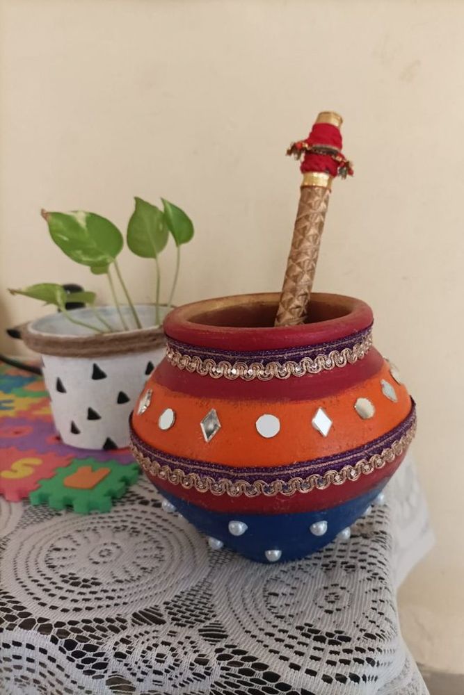 Janmashtami matki decoration