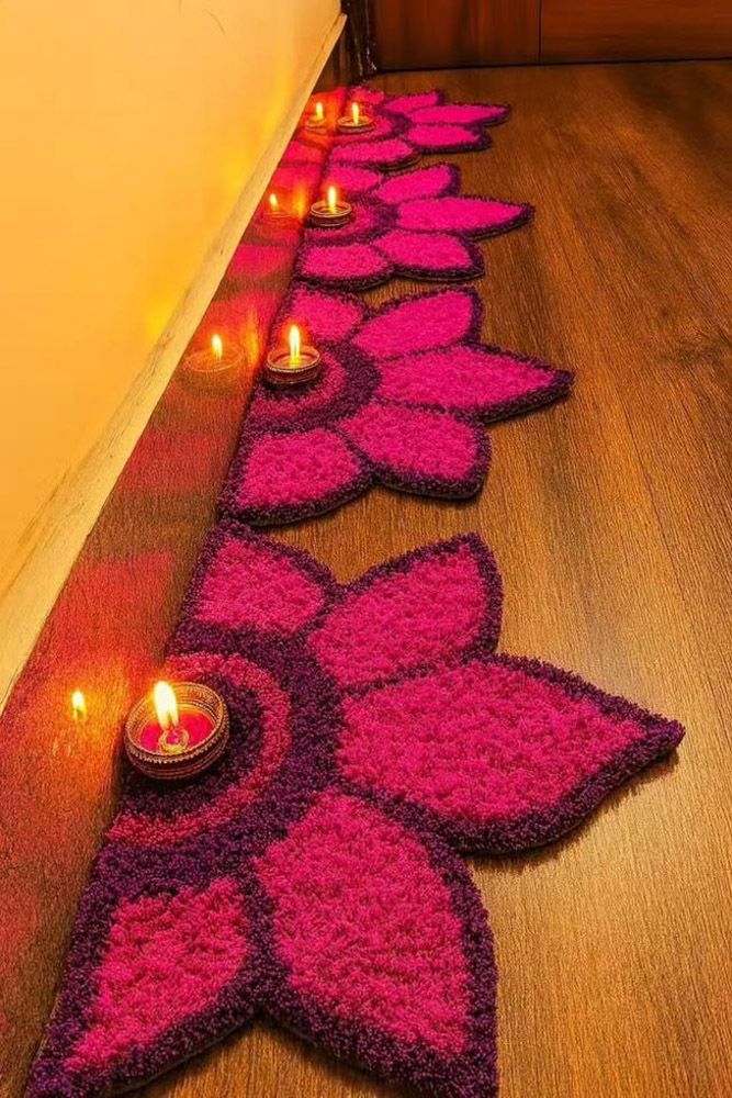 flower decor for janmashtami