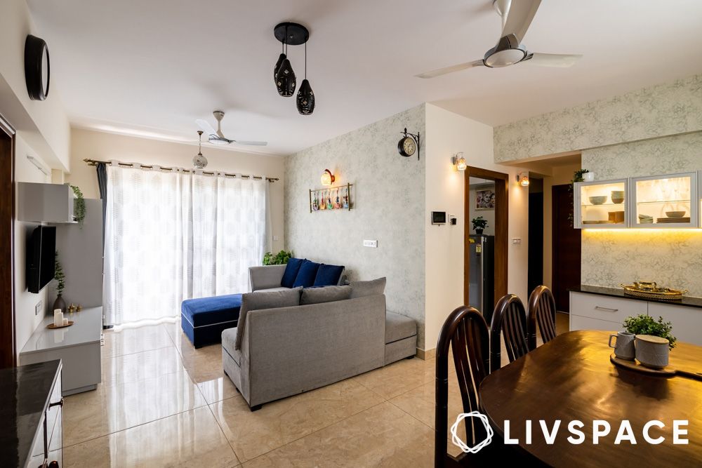 open plan living room design