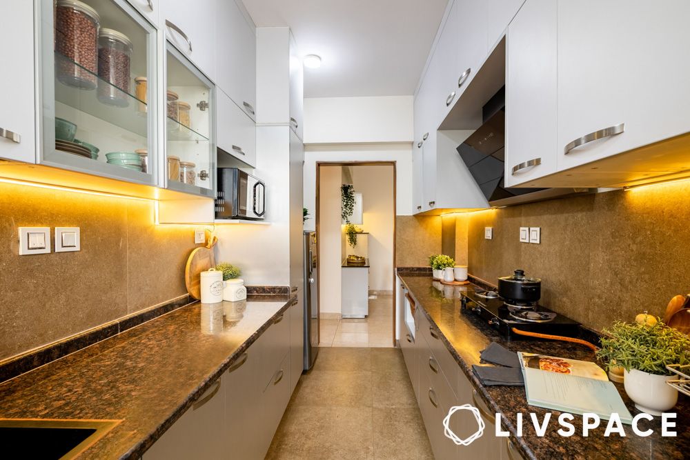 parallel kitchen designhome interiors under ₹10 lakh