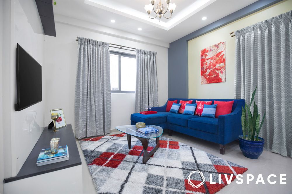 compact living room design