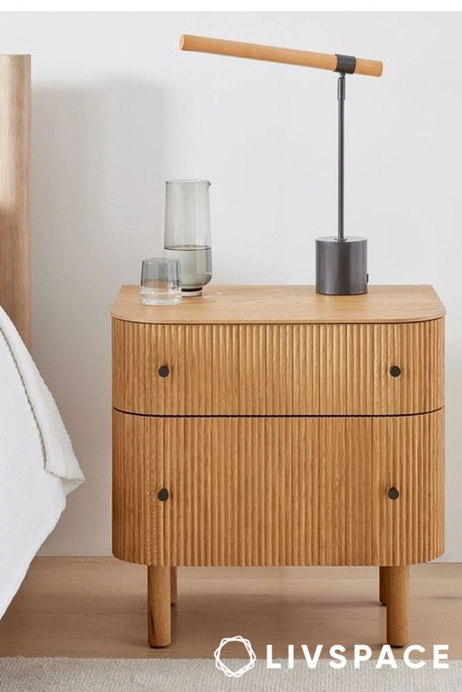 fluted grace bedside table furniture