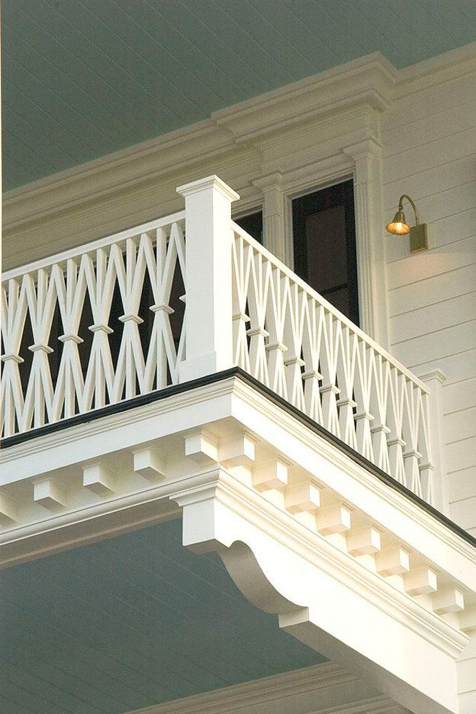 bundled wheat railing design