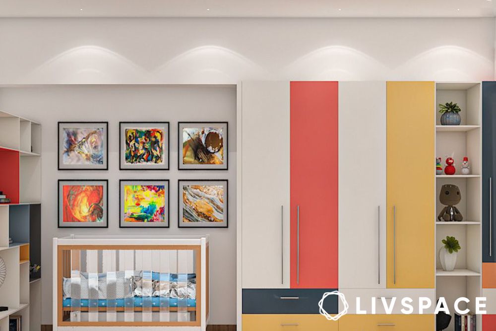 Kids almirah designs in India