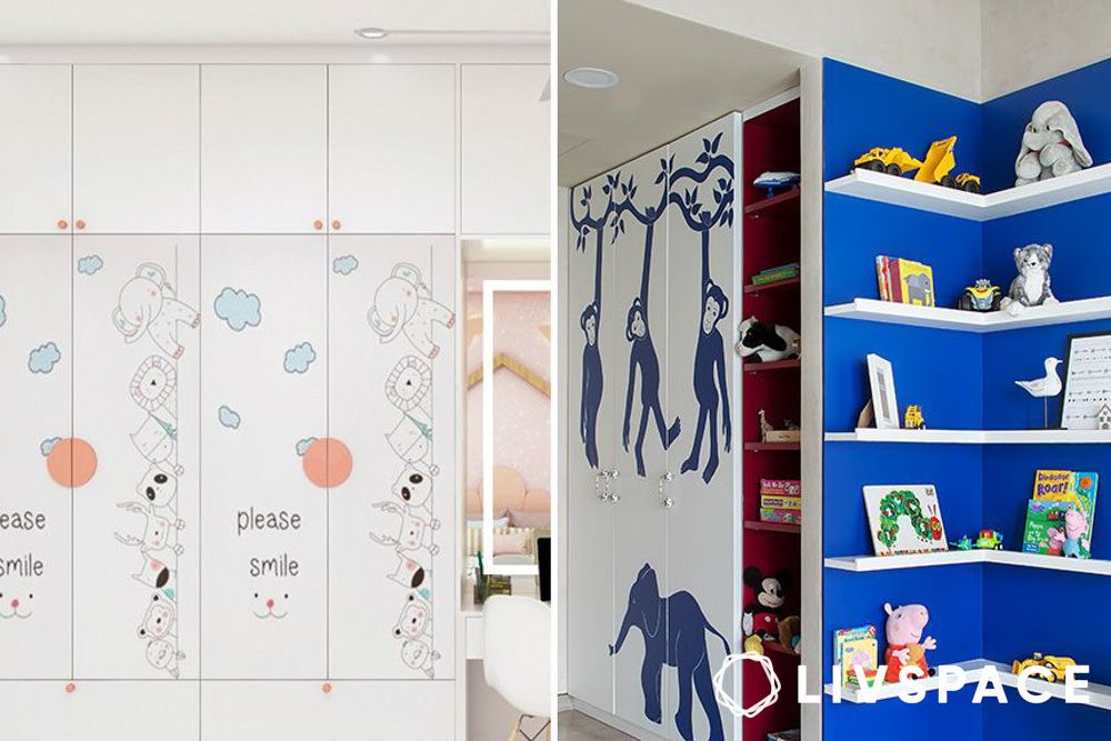 Modular kids wardrobe designs