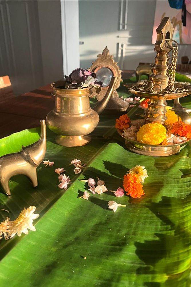 Onam table decoration ideas