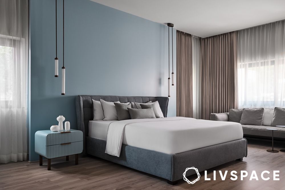 minimalist style white bedsheet set