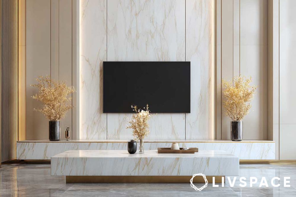 tv unit designs price