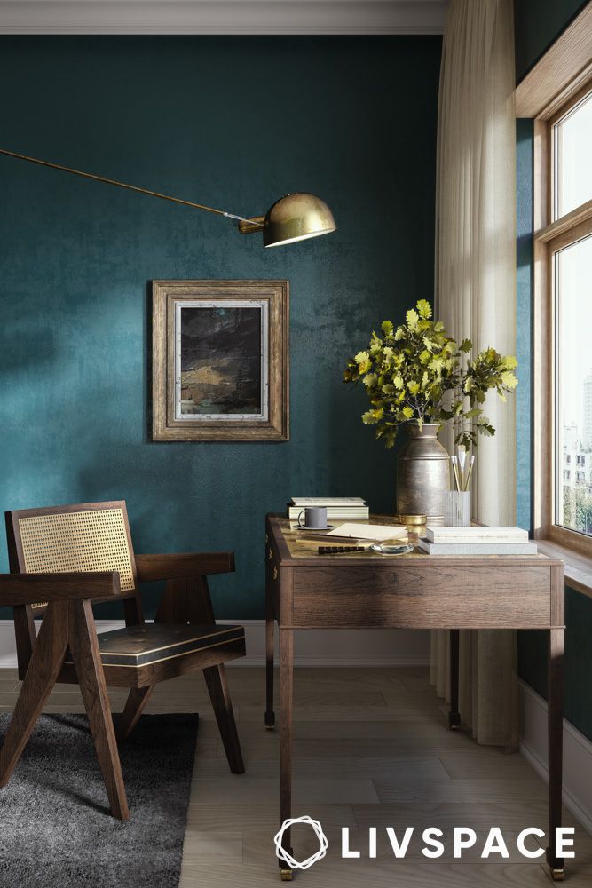 house painting colours emerald green for study