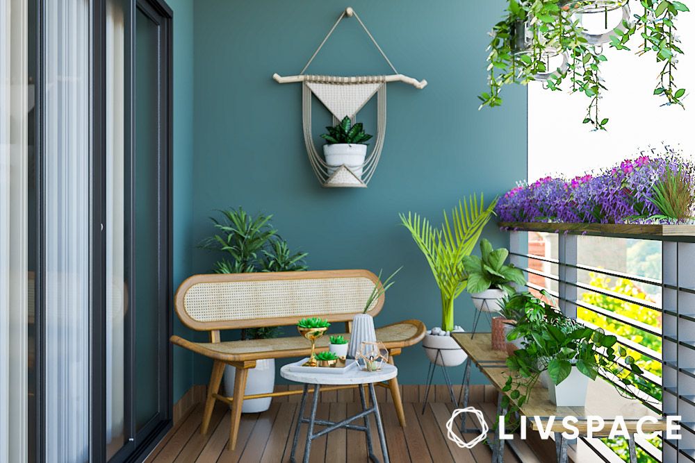 house painting colours teal for balcony