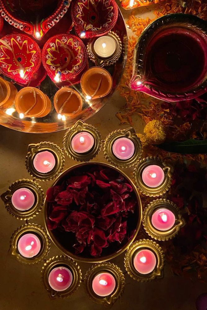 Diwali aesthetic photography lights