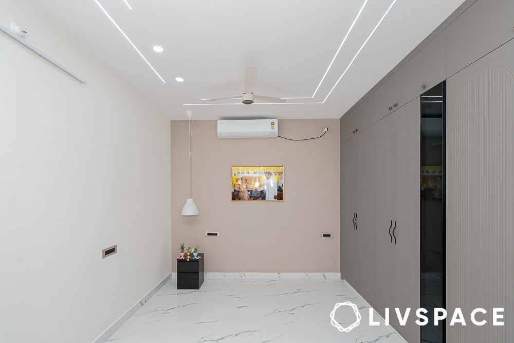 3bhk interior design in hyderabad minimal bedroom