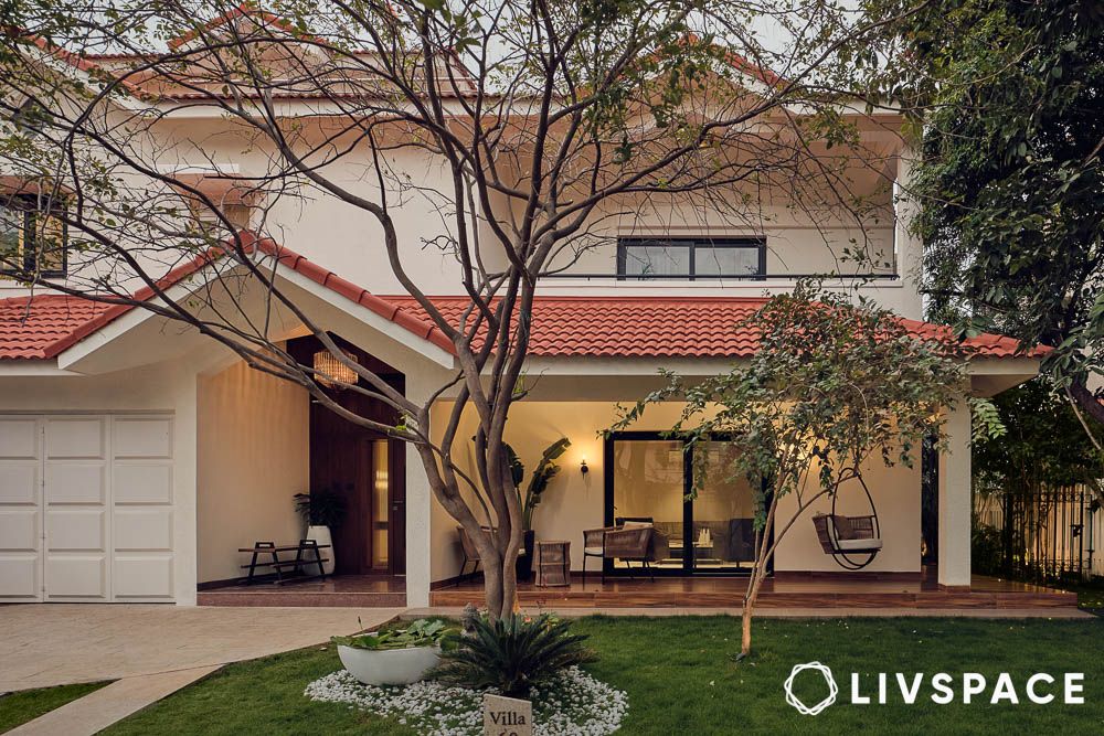 house painting colour combinations outside in regal white and red