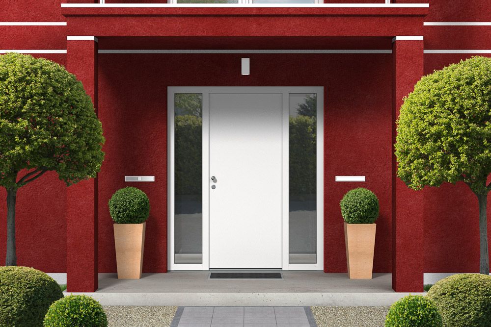 exterior home colours in maroon