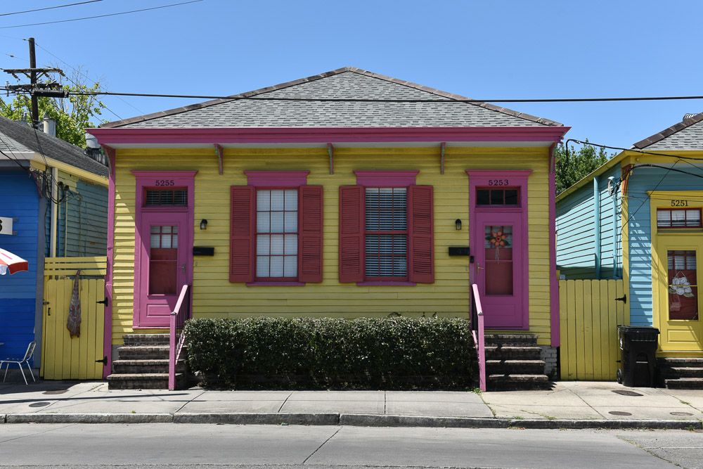 colour for home exterior in yellow and pink