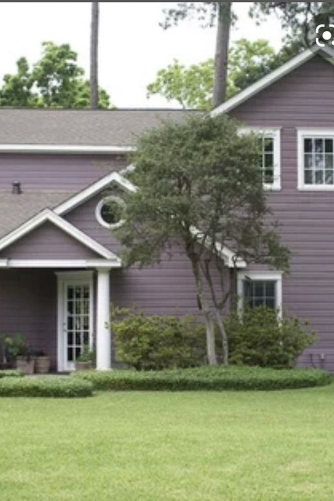chalky plum as one of the best exterior house paint colors