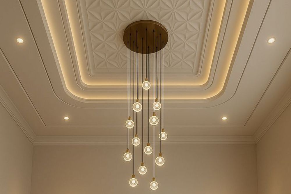 materials used for false ceiling construction