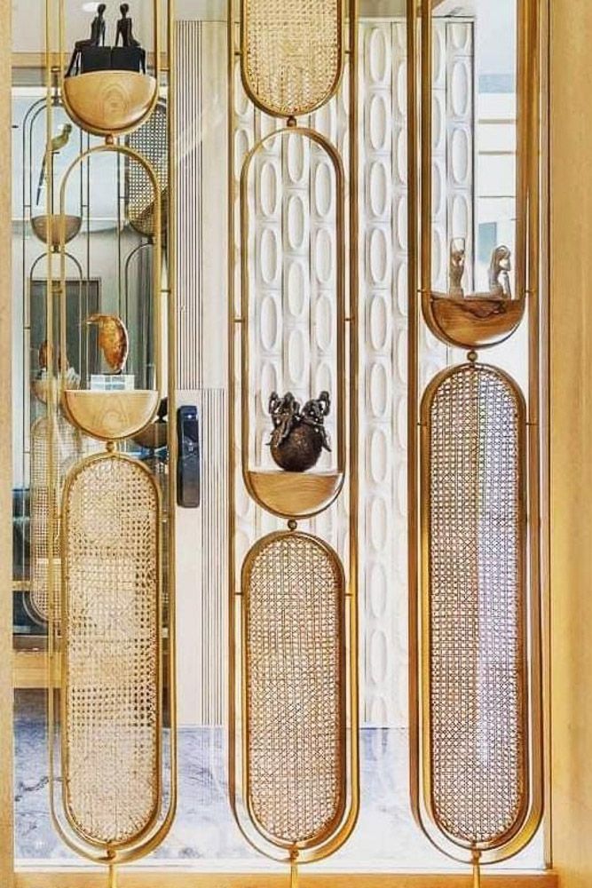 natural material room partition