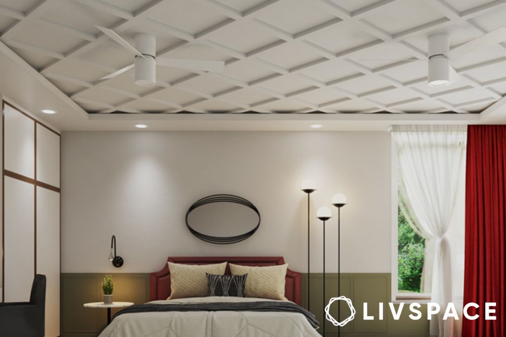 bedroom ceiling gypsum modern design