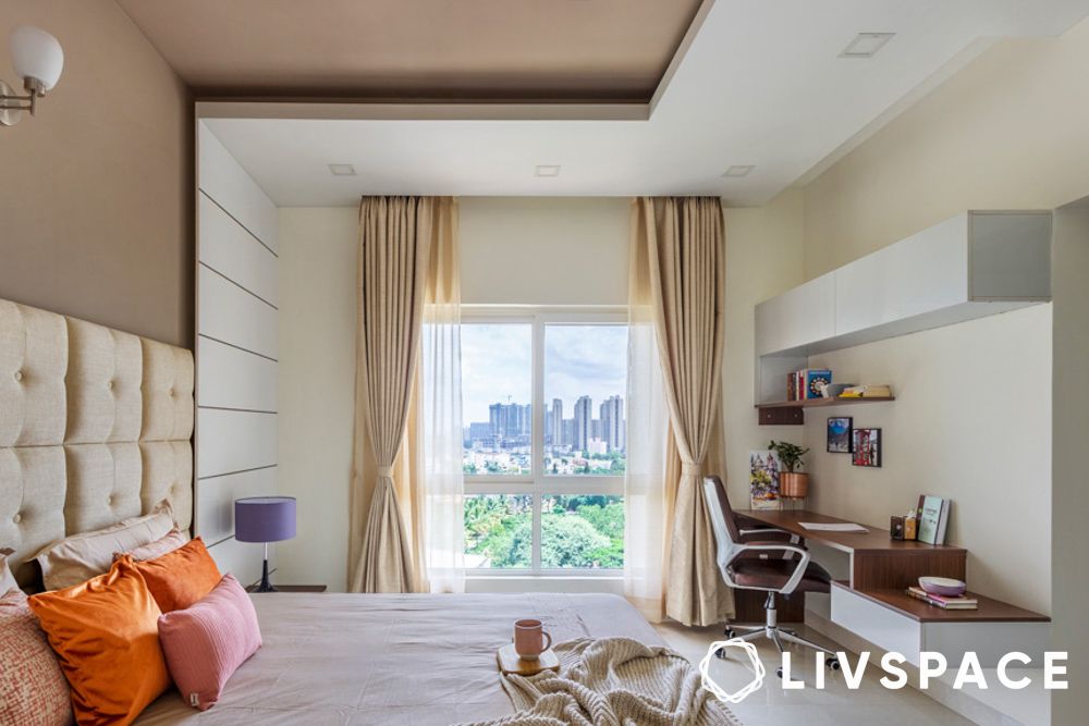 gypsum tile ceiling for bedroom