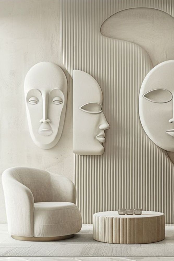 artistic wall panelling