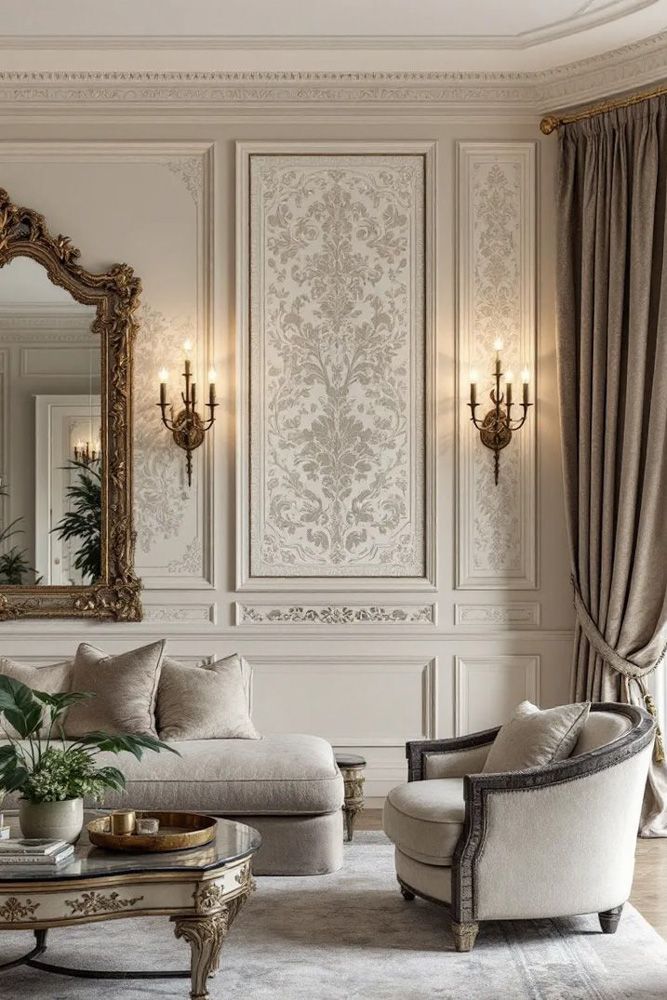 parisian wall panelling