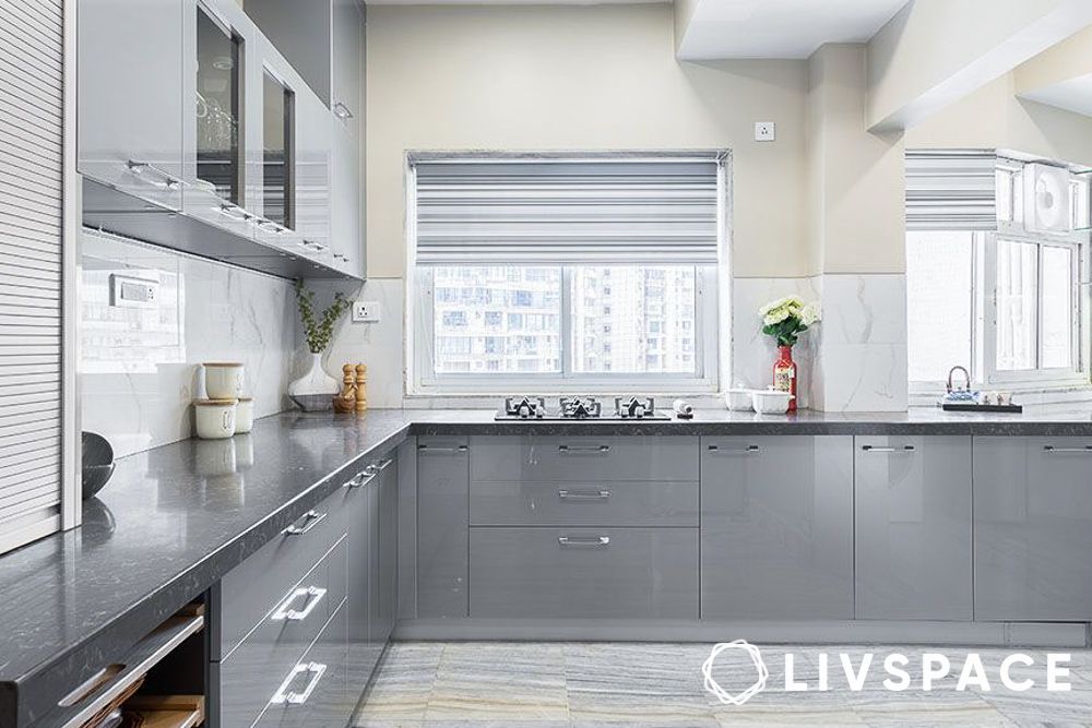 kitchen window blinds for modern home