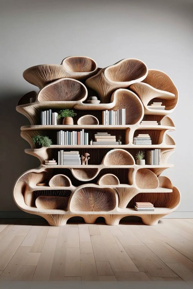 Nature inspired furniture with soft edges and sculptural forms