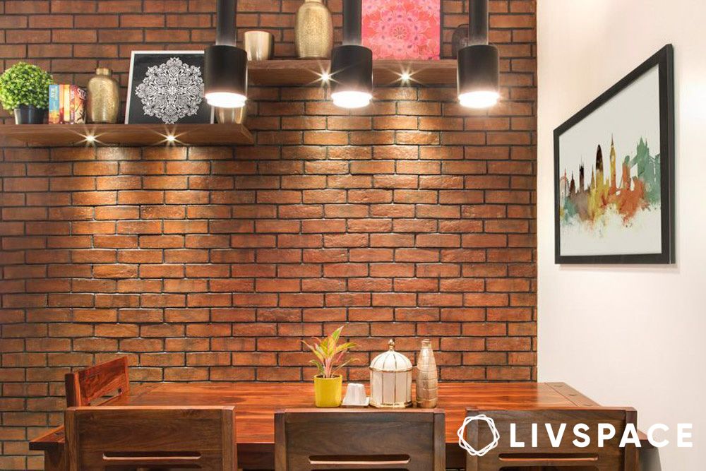 brick wall panelling in kolkata