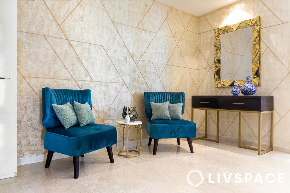 Contemporary console tables with clean lines