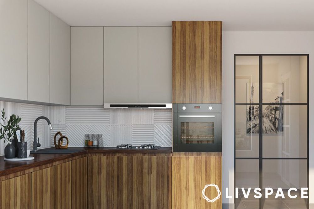 kitchen door glass design idea