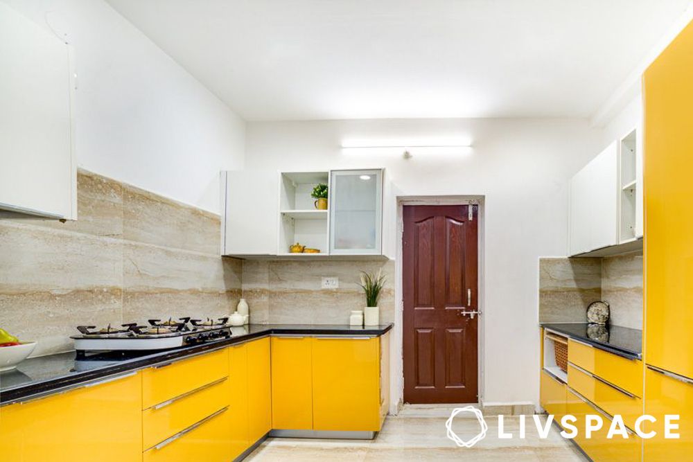 wooden kitchen door design