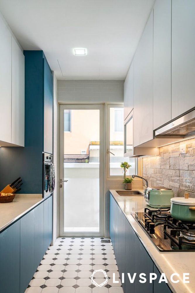 kitchen door glass design