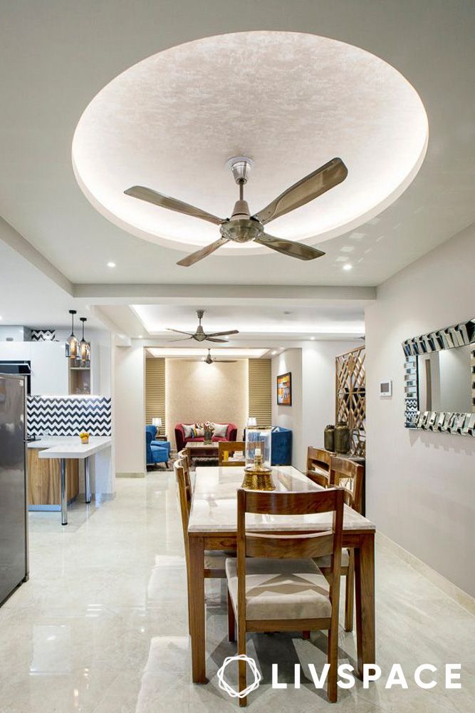 circular ceiling for dining room