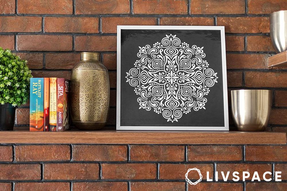 Brick wall design rustic