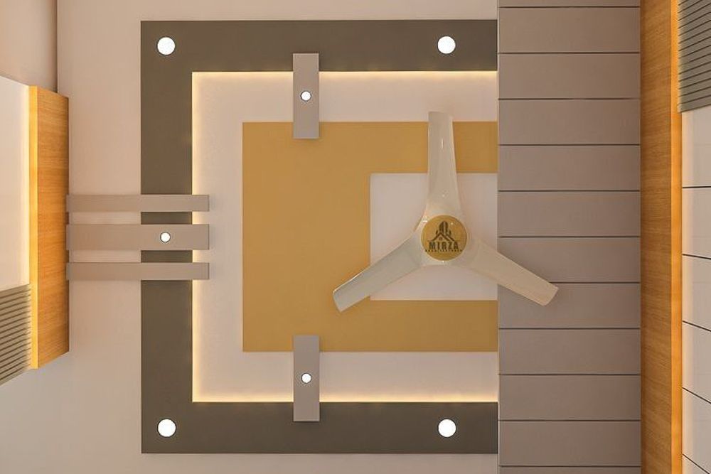 Square plus minus POP design golden accent India