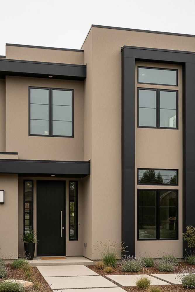 warm sand with black trims exterior colour