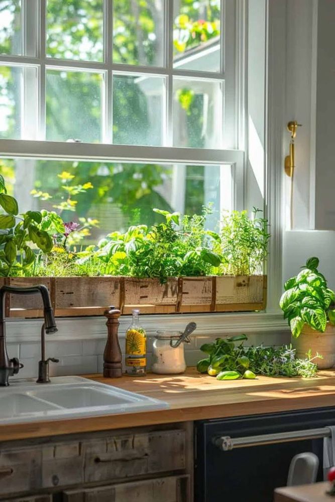 Biophilic windows and nature first framing