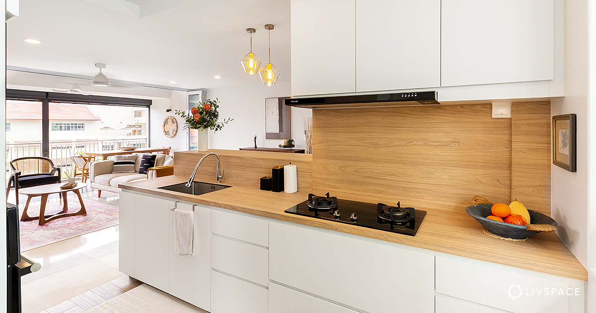 7 Stunning Kitchen Design Ideas For, Kitchen Wooden Cabinets Design With Chimney