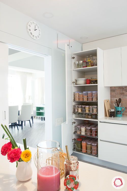 small kitchen design-modular storage-tall unit-modular kitchen