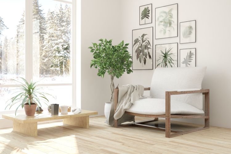 white sofa-wood-planters
