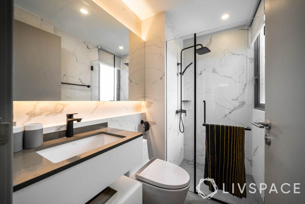 HDB Bathroom Lighting: 7 Modern Options for Ambience &