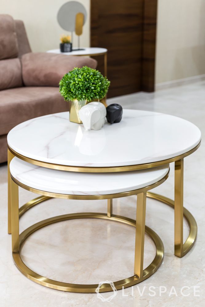 house renovation ideas-Marble top tables-space saving tables-furniture 