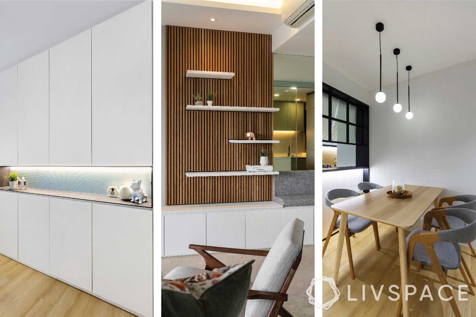 open shelving-partition designs
